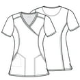 thumbnail image 3 of Cherokee Infinity Women's Scrubs Top Mock Wrap CK608X3A, 3 of 3