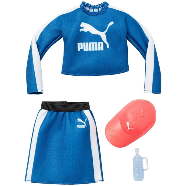 Ropa Barbie GHX82 Puma Branded Outfit para muneca con 2 accesorios Multi Barbie Barbie