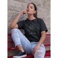 thumbnail image 2 of Modern Y2k Techno Style T-Shirt Women -Image by Shutterstock, Female Small, 2 of 4