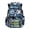 Soccer Stars, variant on FUIALDOLG Multi-Pocket Bookbag for Elementary School Travel, 600D Polyester Breathable Boys Backpack, Cat Floral Pattern