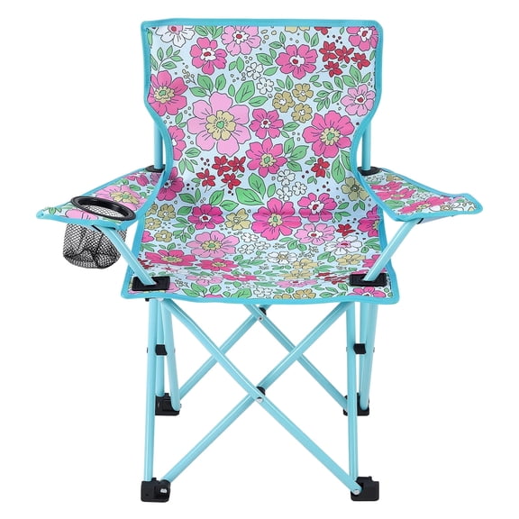 Hengguang Kids Camping Chair, Kids Outdoor Folding Lawn and Camping Chair with Cup Holder and Carrying Bag, Children's Camping Chairs for Travel, Lawn- for Indoor & Outdoor