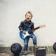 thumbnail image 5 of Juguetes Para Niño Guitarra de juguete de 16 pulgadas para niños, guitarra de 4 cuerdas, instrumento musical para niños, instrumento electrónico portátil multifuncional. Juguetes Para Bebe 1 Año, 5 of 6
