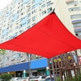 thumbnail image 3 of Nuevo toldo rectangular para jardín, exterior, patio, color arena, 4,5 x 5 m (rojo), 3 of 4