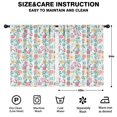 thumbnail image 2 of Blackout Kids Curtains,Pioneer Flower Childrens Insulated Curtains Set Of 2,Bedroom Essentials,Toddler Room Decor 42x54in(106x137cm), 2 of 4