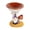 Brown, variant on Mushroom Bird Feeder, Resin Bird Bath with Sitting Garden Gnome, Decorative Feeding Station for Outdoor Yard Patio, Weather Resistant Animal Statue for Lawn Ornament