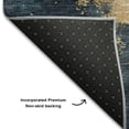 thumbnail image 5 of Addison Rugs Mayfield Premium Machine Washable Transitional Abstract Blue Rectangle Rug, 9' x 12', 5 of 6