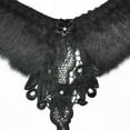 thumbnail image 2 of Expo Int'l Faux Fur Collar with Lace and Rhinestones, 2 of 3