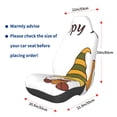 thumbnail image 2 of Picia Happy Fall Print Waterproof Sweating Car Seat Cover for Post Gym Workout, Running, Beach and Hiking, Universal Fit Anti-Slip Bucket Seat Protector, 2 of 5