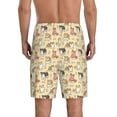 thumbnail image 4 of Lsque Cartoon Shiba Inu Dog Mens Sleep Pajama Shorts,Short Pajama Pants, Cotton Ultra-Soft Knit-Medium, 4 of 9