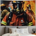 thumbnail image 2 of Orinice Firefighter Tapestry Wall Hanging Unique Style Graphic Tapestries Home Decor 50x40inch, 2 of 6