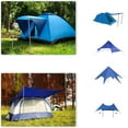 thumbnail image 4 of SAN LIKE Tent Poles Tarp Poles Adjustable 78 in Camping Tent Poles for Tarp Portable Telescoping Tent Poles for Awnings Canopy Rain Fly Shelter Set of 2, 4 of 6