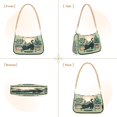 thumbnail image 2 of Ryvnso Morning Black Cat Womens Chain Shoulder Bag Tote Handbags Clutch Hobo Purse with Zipper for Travel, 2 of 7