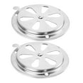 thumbnail image 6 of Raindrops 2pcs Stainless Steel Air Vent Damper for Ventilation Exhaust Dryer Cover Outside, 6 of 8