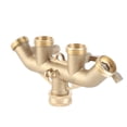 thumbnail image 4 of Adaptador de manguera de jardín con válvula de bola divisora de latón G3/4 de 4 vías, conector de válvula de grifo de agua, 4 of 14