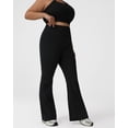 thumbnail image 3 of FITOP Plus Size Flared Leggings for Women- XL-4XL High Waist Tummy Control Stretchy Workout Yoga Pants, 3 of 8