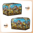 thumbnail image 7 of Toaster Covers 2 Slice, Different Construction Site Vehicles Waterproof Bread Machine Cover Fits for Standard 2 Slice Toasters, Home Decor Toaster Protection with Hanging Rope, 7 of 7