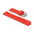 thumbnail image 2 of 14mm Silicone Watch Bands - Soft Rubber Replacement Watch Straps - Smooth and Ribbed - Waterproof - Stainless Steel Buckle - Many Colors, 2 of 8