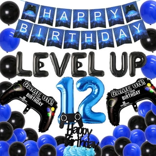  Happy 7th Birthday Video Game Cake Topper Level 7 Unlocked Cake  Topper for Kids Boys Girls 7-Years-Old Birthday Party Decoration : Grocery  & Gourmet Food