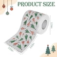 thumbnail image 2 of Decoraciones navideñas de papel higiénico, regalos de papel higiénico con patrón de árbol de Navidad de colores, regalos navideños, servilletas de tejido divertidas, 2 of 5