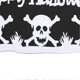 thumbnail image 4 of Halloween Sign Clear Printing Decorative Rectangular Happy Halloween Banner for Bedroom Coffee Bar Garden G 8029 Skull, 4 of 4