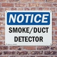thumbnail image 4 of (2 Pack) Smoke Duct Detector OSHA Notice Sign 24 Inch X 18 Inch Plastic Sign, Weather Resistant, UV Protected for Workplace, Business, and Construction Site, Made in the USA, 4 of 8