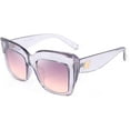 thumbnail image 2 of FEISEDY Retro Overesized Cat Eye Sunglasses Women Men Square Cateye UV400 Sunglasses B2629, 2 of 16