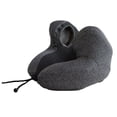 thumbnail image 3 of Almohada de viaje Memory Foam Soporte de cuello portátil Almohada de cuello de colchón U para avión para acampar Oficina de adultos de viaje, 3 of 8