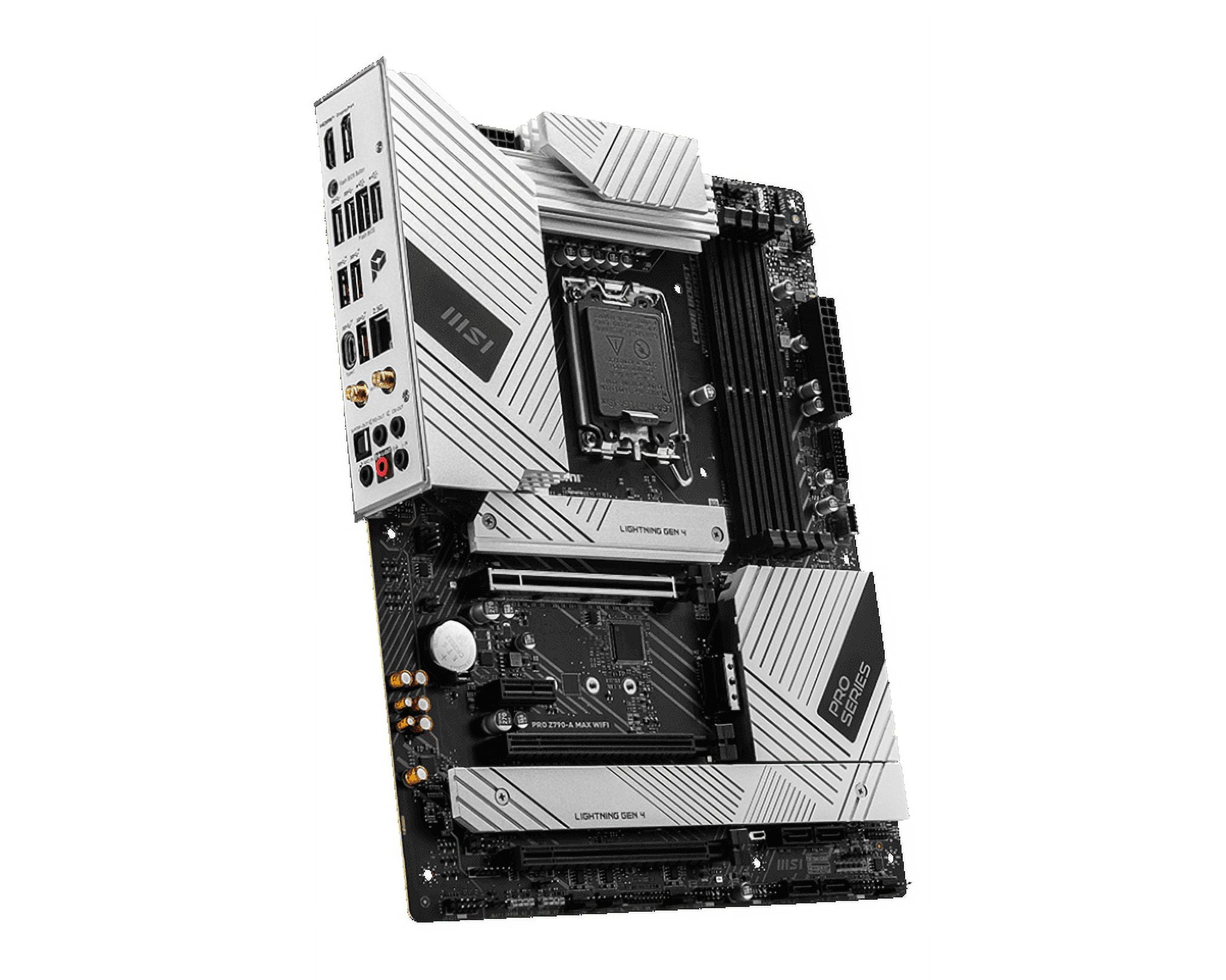 MSI エムエスアイ PRO Z790-A MAX WIFI MSI PRO Z790-A WiFi Motherboard with DDR5 & PCIe 5.0 Support