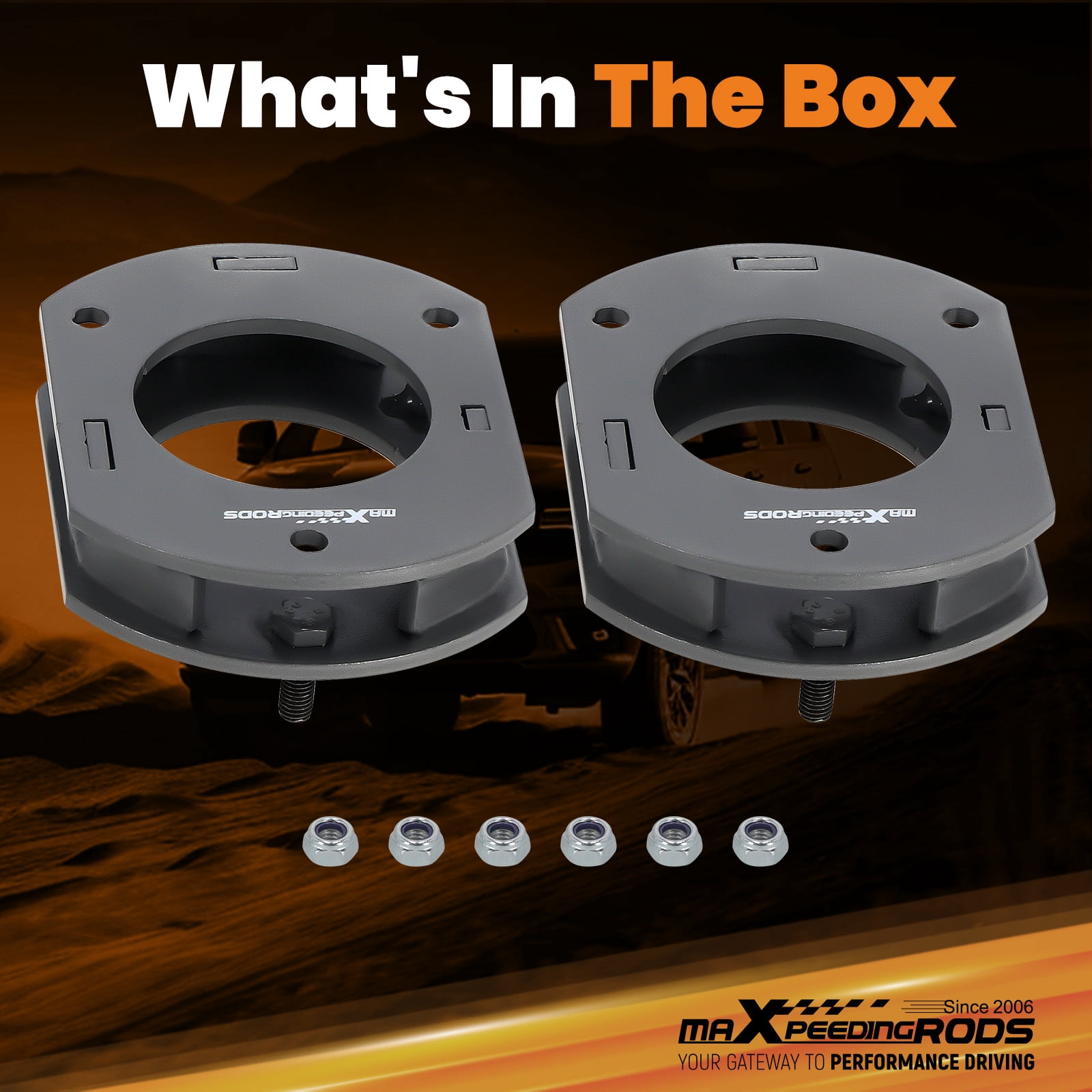 Maxpeedingrods 2" inch Front Leveling Lift Kit For Jeep Grand Cherokee WK2 11-22 Strut Spacers