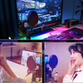 thumbnail image 2 of USB Microphone Clear Full RGB Capacitive Gaming Esports Desktop Microphone Live Conferencing Podcast Recording Studio Computer, 2 of 5