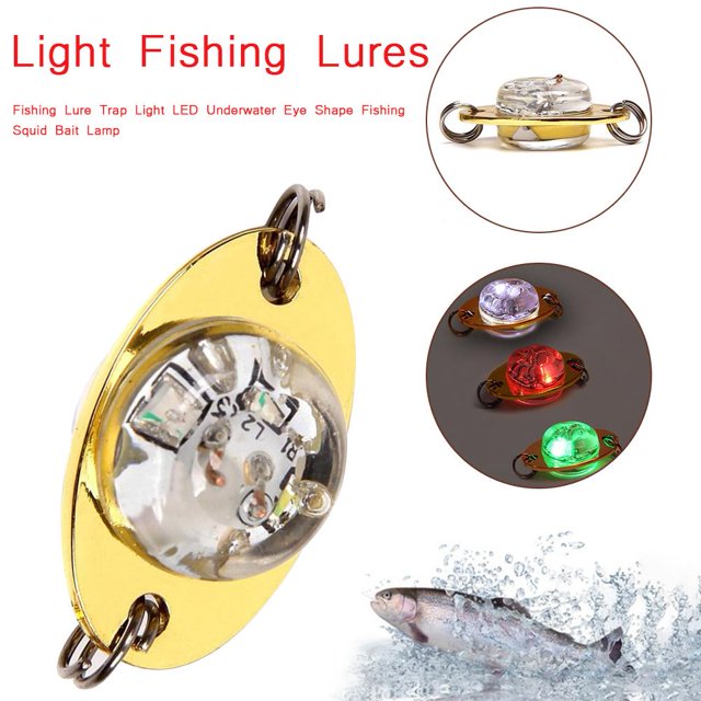 Señuelo de pesca Trampa Luz LED Bajo el agua Pescado Calamar Cebo Lámpara (Multicolor)