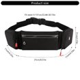 thumbnail image 5 of JZROCKER Waterproofs Running Waist Pack Bag Adjustable Belt Pouches Sports Fanny Pack, 5 of 12