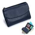 thumbnail image 2 of Leather Purse For Women RFID Blocking Soft Cowhide Compact Wallet Stylish Small Handbag Spacious Organizer Secure Durable, 2 of 4
