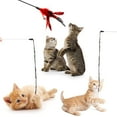 thumbnail image 6 of 32 PCS Cat Toys Kitten Toys, Variety Catnip Toys with Rainbow Tunnel Interactive Cat Feather Teaser Spring Toy Set for Cat, Kitty, 6 of 8