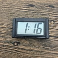 thumbnail image 3 of Reloj Portátil De Ditial Del Reloj Del Viaje Del Reloj Del Coche Del Reloj De La Exhibición Del LCD Mini Para El Coche Del Camión Del Coche Negro Baoblaze Mini reloj cuadrado, 3 of 8