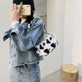 thumbnail image 4 of Moda mujer Animal impresión lona hombro axila bolso bolsos (vaca) Likrtyny Para estrenar, 4 of 9