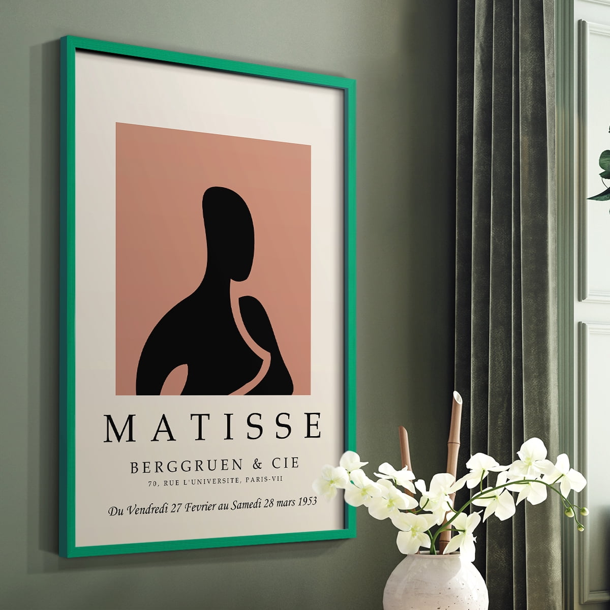 Matisse XLIII Framed Print - Solid Wood