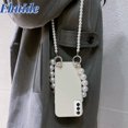 thumbnail image 2 of Samsung Galaxy S23 Ultra S22 S21 Plus S20 FE A53 Pearl Strap Case INS Cadena Crossbody Collar Cordón Suave Cubierta Gao Jiahui unisex, 2 of 2
