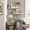 White, variant on Floating Shelves for Wall, Wall Mounted Shelf Set of 2, 15.7" Hanging Shelf with Invisible Brackets, for Wall in Bathroom, Bedroom, Toilet, Kitchen, Living Room, Office, Rustic Brown BF40BJ01