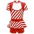thumbnail image 6 of inhzoy Kids Girls Christmas Candy Cane Short Jumpsuit, 6 of 6