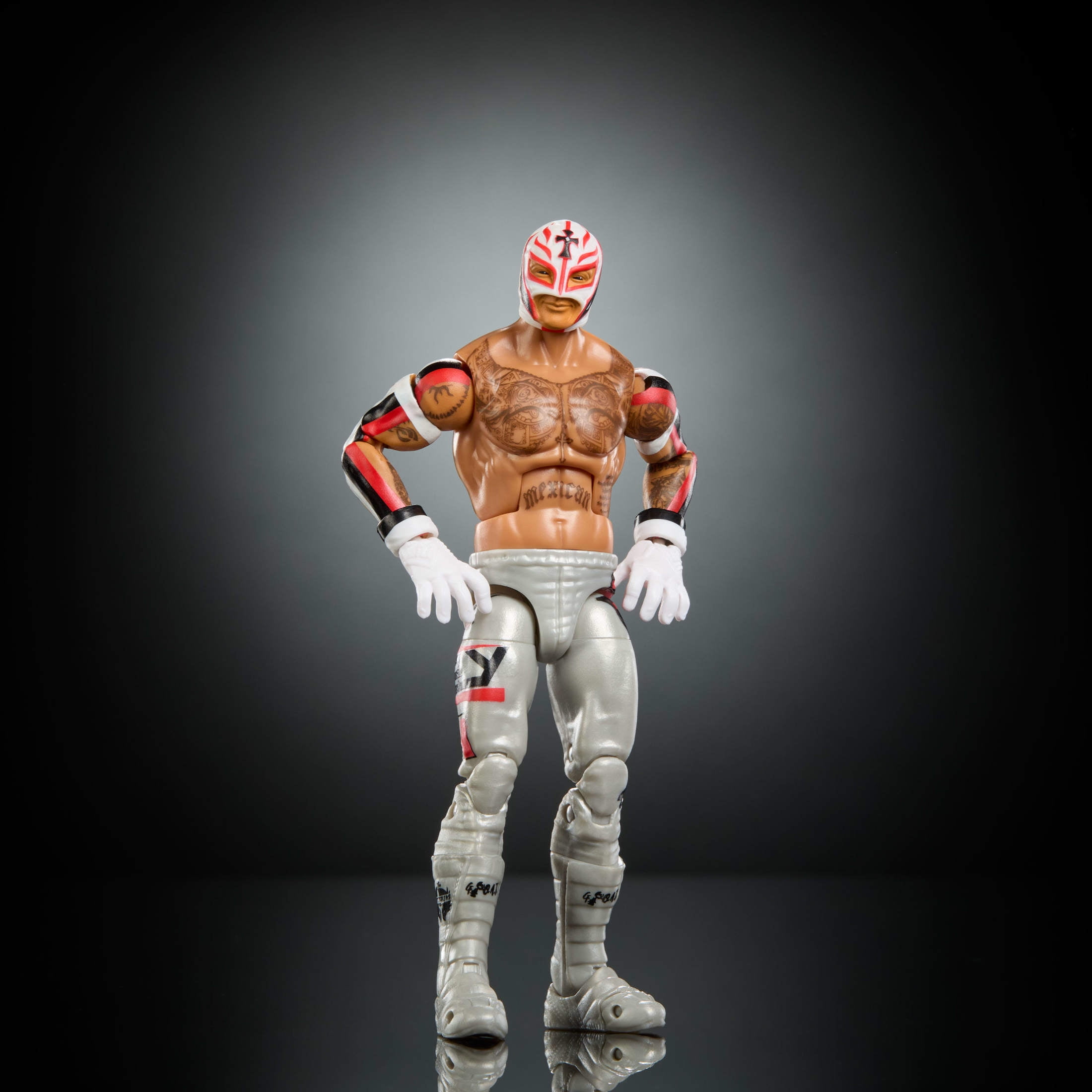 WWE Elite Rey Mysterio Action Figure, Series #125 Set, 6-inch Collectible with Articulation & Accessories