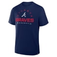 thumbnail image 2 of Men's Fanatics Navy Atlanta Braves Clubhouse Legacy Primary Play T-Shirt, 2 of 3