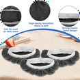 thumbnail image 7 of Steam Mop Pads, Reusable Steam Cloth Accessories, Washable Steam Cleaner Pads for Handheld Steam Cleaner Gray, 7 of 7