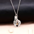 thumbnail image 4 of Uloveido Amulet of Faith Mustard Seed Christian Pendant Necklace, Stainless Steel, Leaf Shape Openable Bottle Case Y756-3, 4 of 7