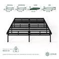 thumbnail image 4 of Combo Cama Completa Queen Size Zinus Colchón Memory Foam Air Flow 20 cm + Base de Cama Justin, 4 of 7