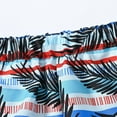 thumbnail image 5 of Odeerbi 2-16 Years Teen Boys Beach Swim Trunks with Bucket Hat Set Hawaiian Print Swimming Trunks Quick Drying Swimsuit Shorts Children's Summer Elastic Waisted Swimwear Pants, 5 of 7