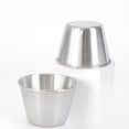 thumbnail image 2 of Shisuyan Tasses à Sauce Réutilisables en Acier Inoxydable 12 Pcs 2.2X1.6X1.6In, 2 of 9