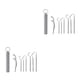 thumbnail image 4 of Monstrate Palillo de de acero inoxidable 304 para viajes al aire libre, palillo de limpieza de dientes, barbacoa desmontable, tenedor de fruta para Type1 NO1 Monstrate CBP259795, 4 of 6