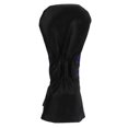 thumbnail image 4 of PU Leather Wood Headcover, Sunscreen Waterproof No. 5 Golf Head Protector Cover Thick Plush  For Protecting Golf Club ANGGREK negro, 4 of 8