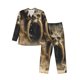 thumbnail image 1 of Fotbe Ancient Skull Cave Landscape Pijama de Hombre con Estampado de Manga Larga, Conjunto de 2 Piezas, Ropa de Dormir Suave y Cómoda con Bolsillos-Large, 1 of 7